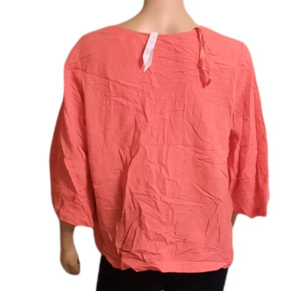 Melissa Mccarthy pink woman top blouse - Picture 3 of 5